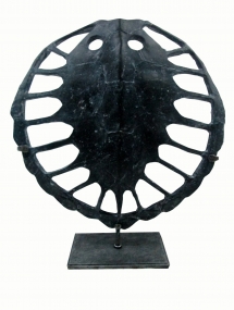 AS-946A_Sulcata Turtle with holes mount on metal base